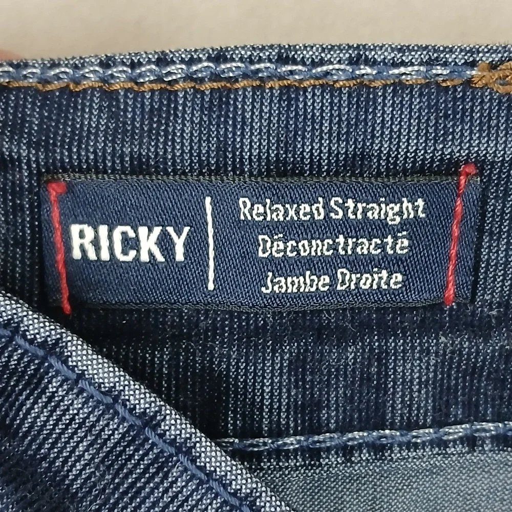 True Religion Ricky 50x31 Mens Pants Stretch Corduroy Navy Blue